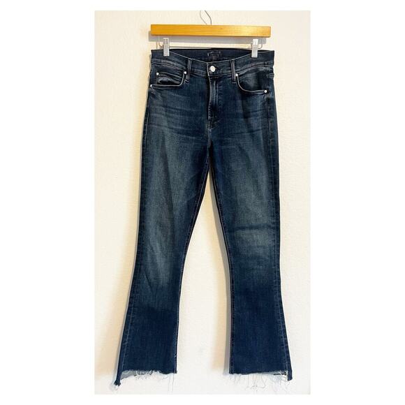 Mother Runaway Step Fray Flared Jeans Manana Mi Amor 28 - Picture 2 of 9
